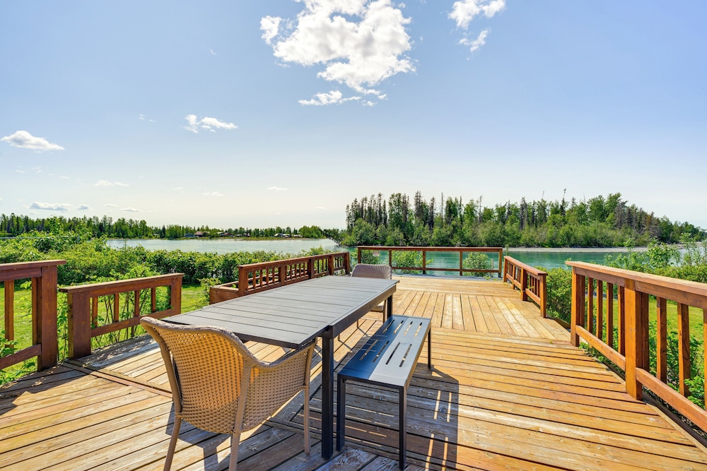 Riverfront Retreat w/ Fishing Dock in Sterling!