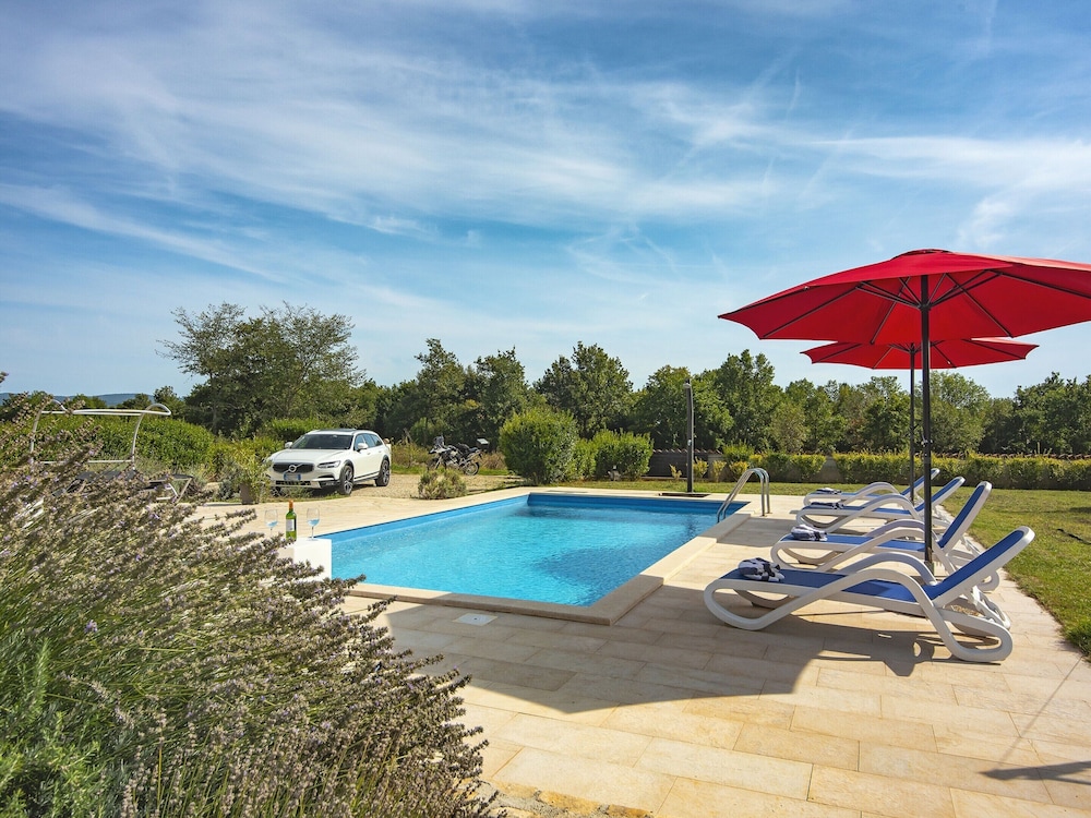 Detached Villa With Pool and Large Garden in Quiet Area Near the Sea view 2