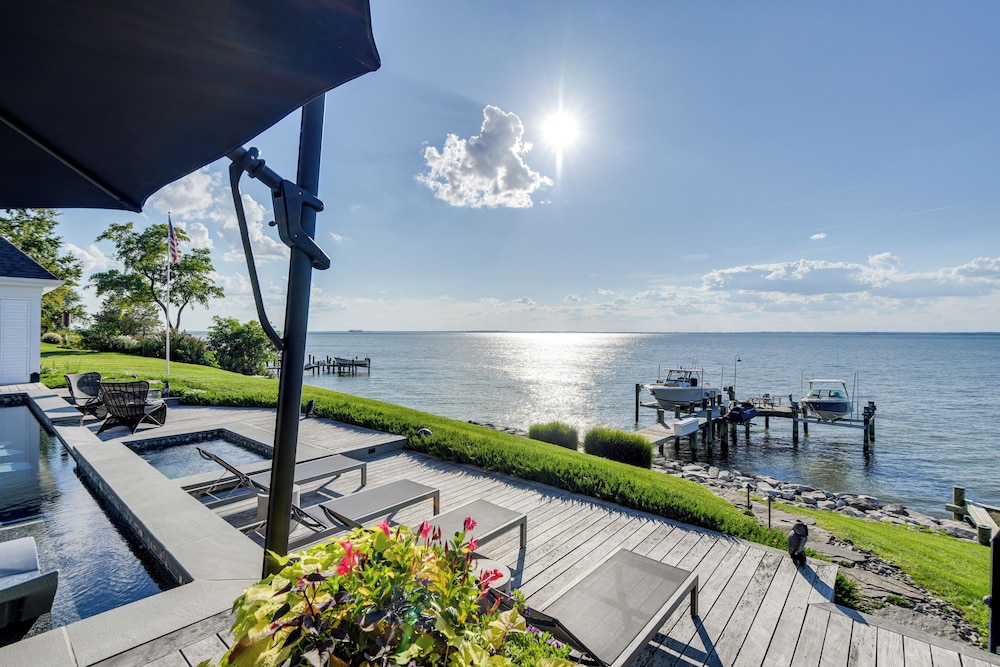 Pool & Stunning Water Views: Kent Island Home!