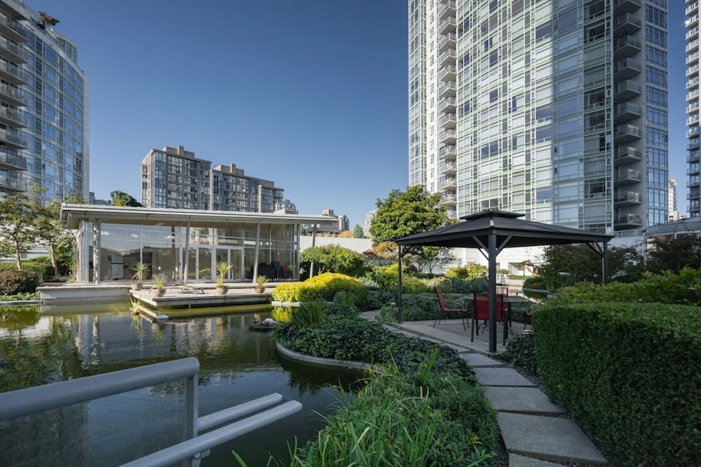View of Water Pool Hot Tub Gym Steam Rm 2 Bdrm 2 Bath 24 Concierge Steps to Seawall