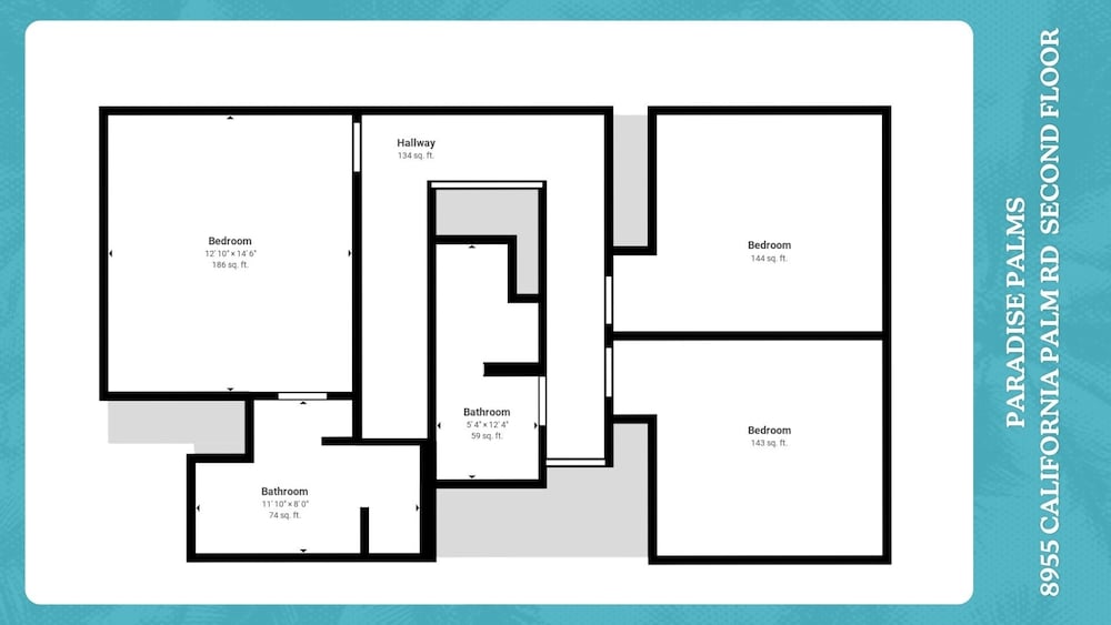 Paradise Palms Resort 4 Bedroom Private Pool Townhome 4 Townhouse