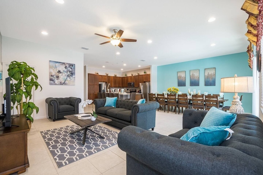 12br Resort Villa With Pool & Spa Near Disney 12 Bedroom Home