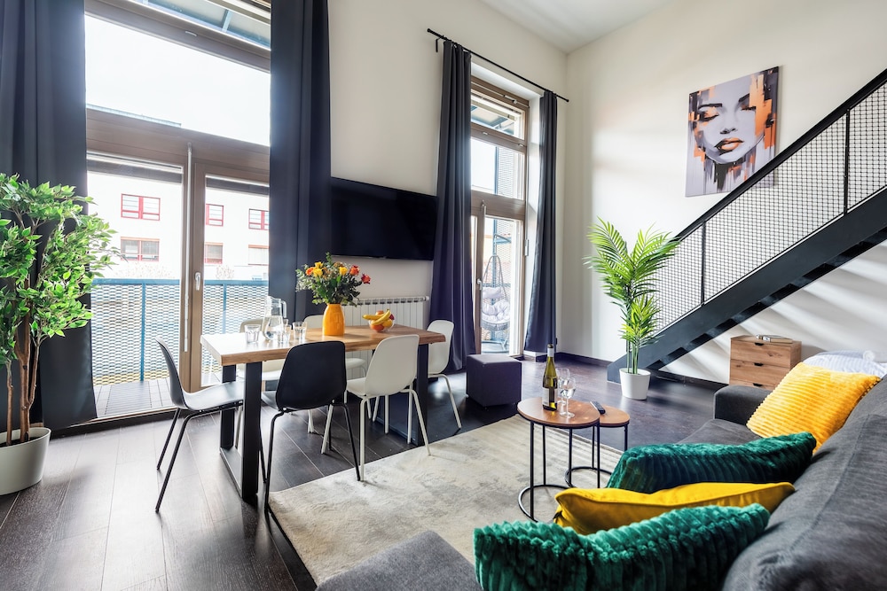 Apartments with balcony near center