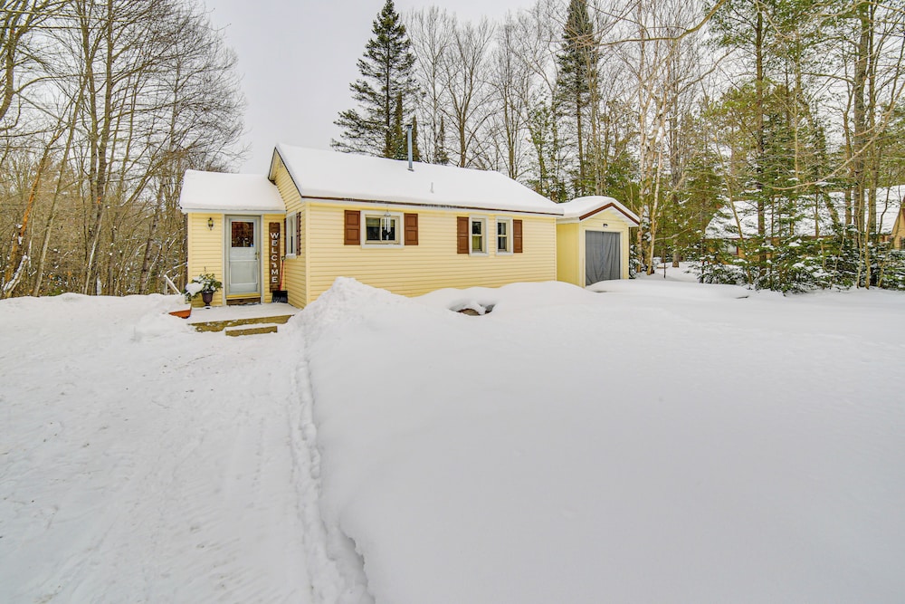 Ice Fish & Snowmobile: Riverfront Manistique Cabin