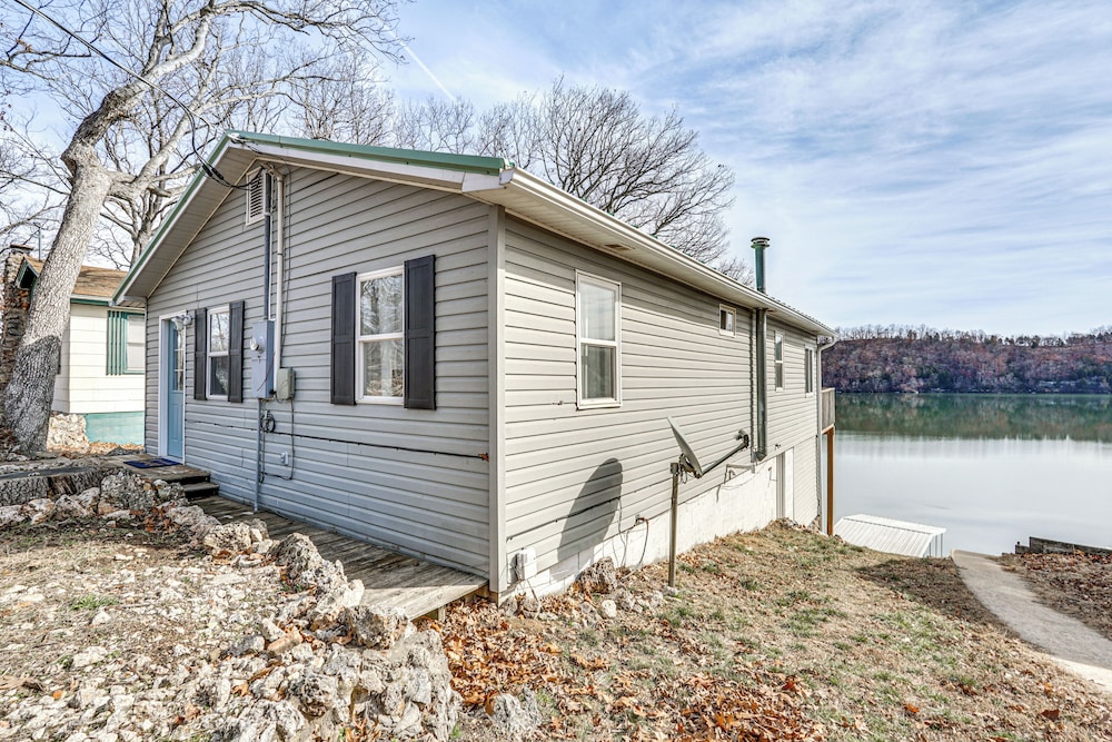 Private Dock & Decks: Lakefront Retreat in Stover!