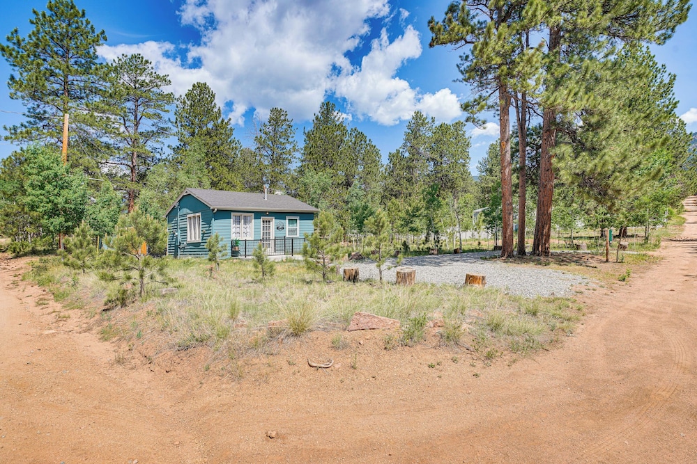 Patio & Hot Tub: Cozy Cabin Retreat in Bailey! view 5