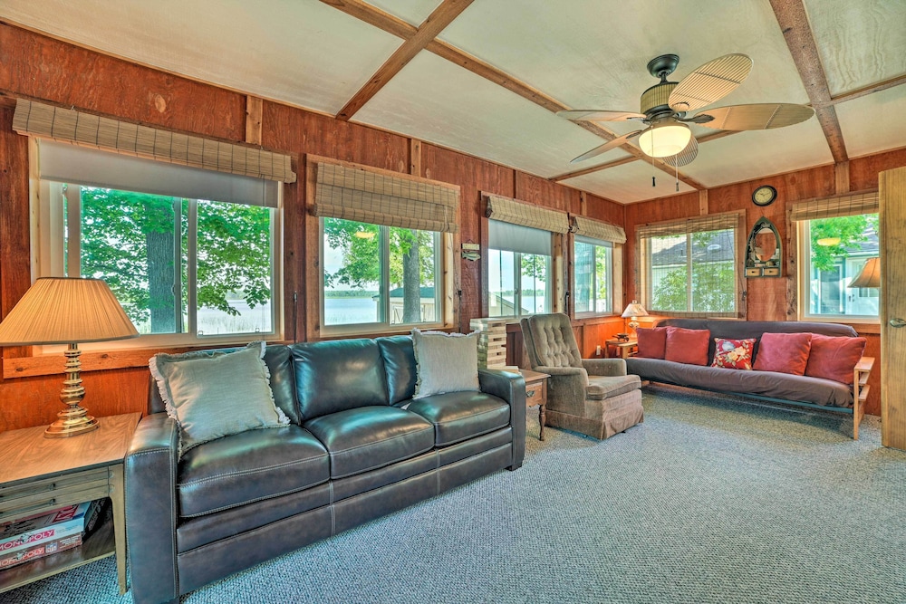 Waterfront Tawas Lake Retreat w/ Fire Pit!