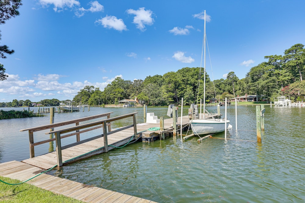 Historic Waterfront Home w/ Dock in Reedville!