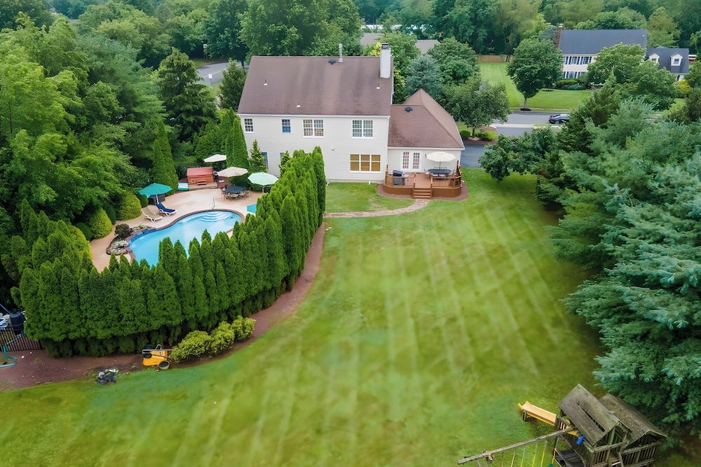 Hot Tub & Pool: Family Home 5 Mi to Princeton!