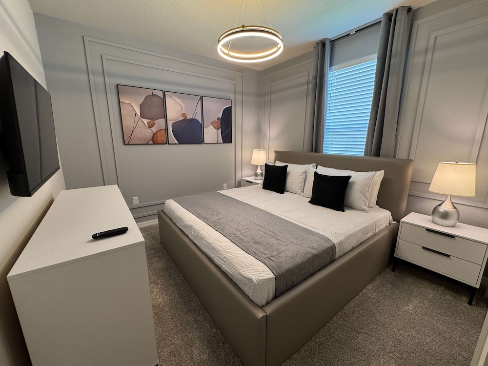 Magical 5BR w Pool Minutes From Disney 16161