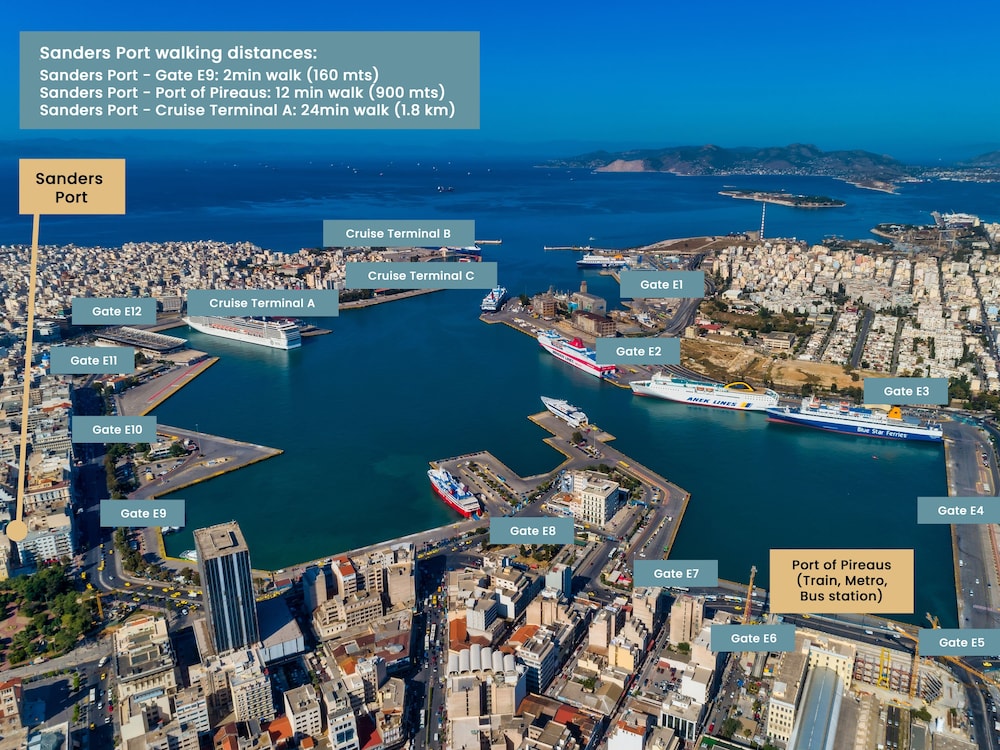 Sanders Port - Precious Studio Near Piraeus Port view 5