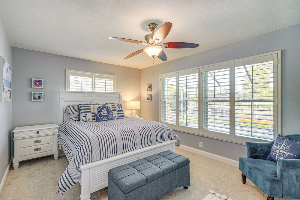 Dock + Patio w/ Canal View: Paradise in Cape Coral