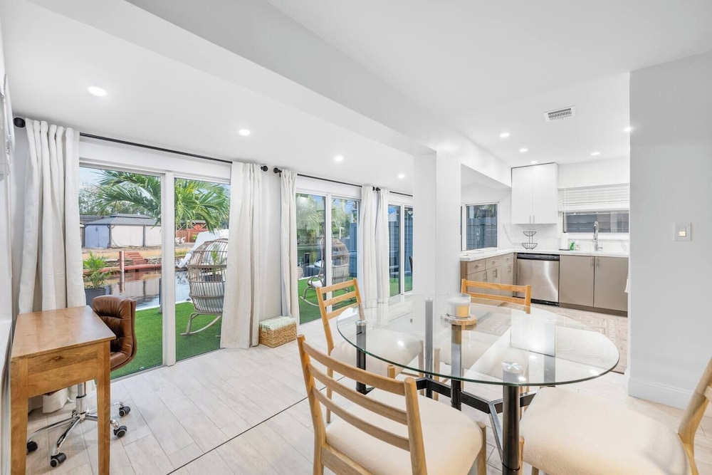 Waterfront Duplex Tropical Oasis