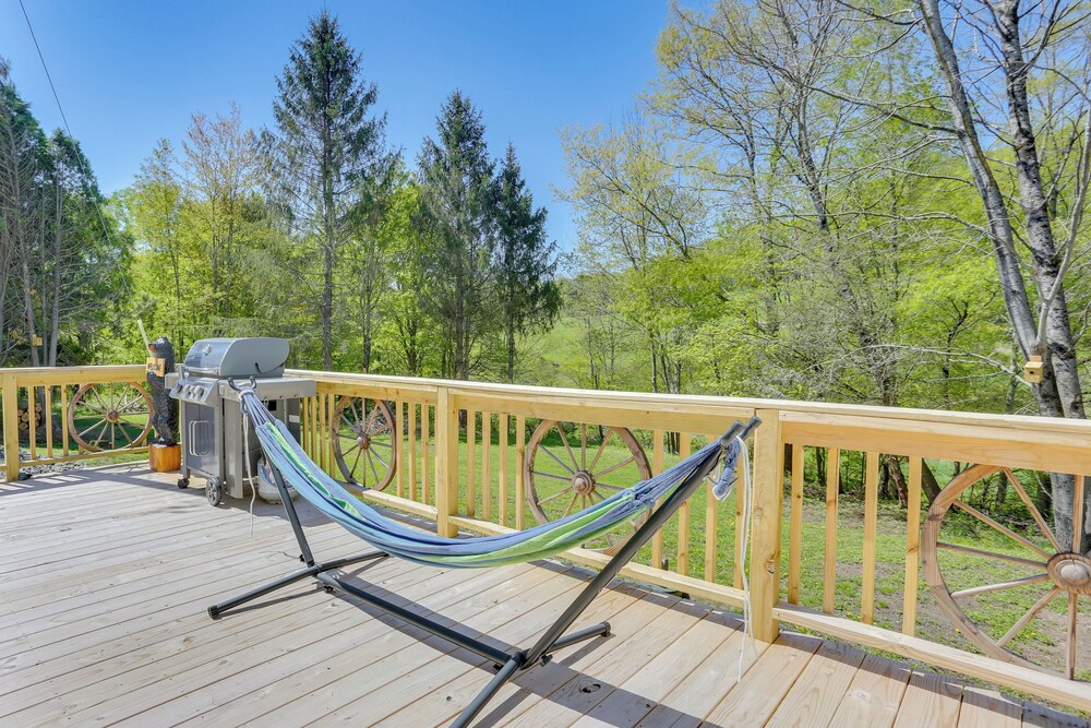 4 Mi to Delaware River: Callicoon Retreat w/ Deck!
