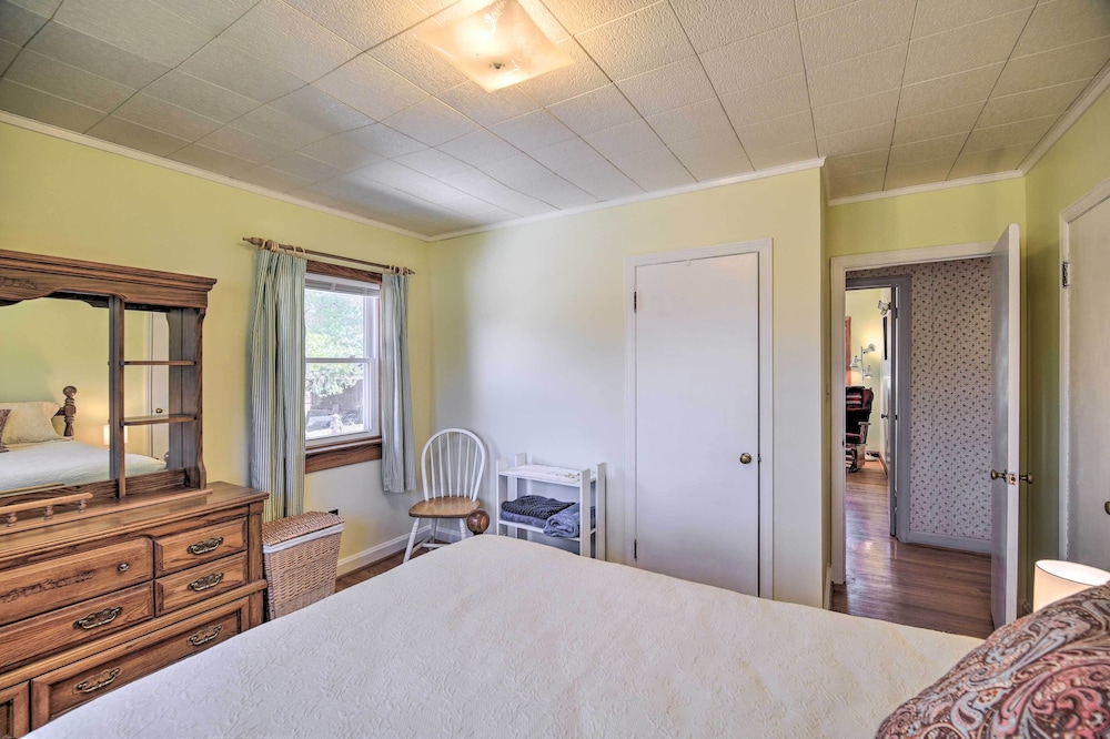 Quaint Creekside Home w/ Spacious Deck & Yard view 3