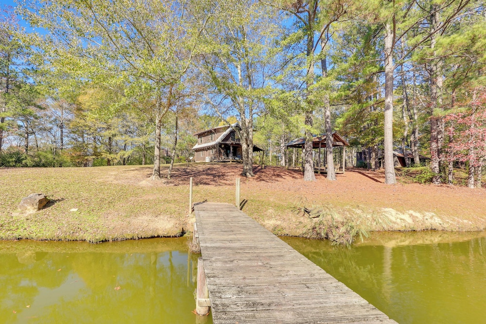 Cabin w/ Catch & Release Pond in Hueytown!