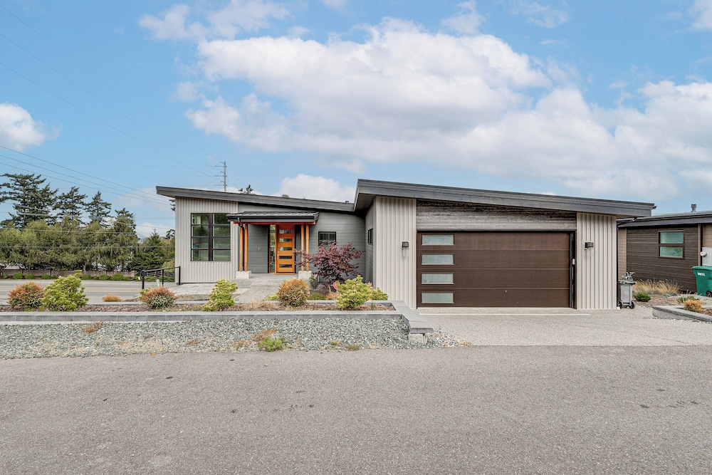 Fenced Yard, Water & Island Views: Anacortes Home!