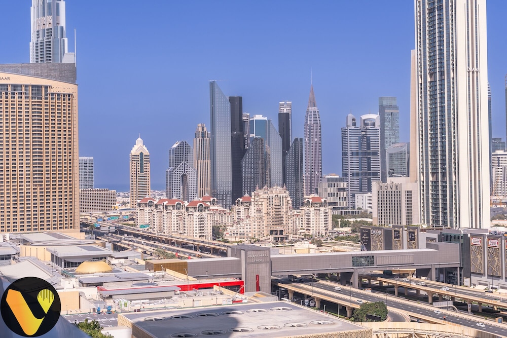 Damac Mall Street near Burj Khalifa