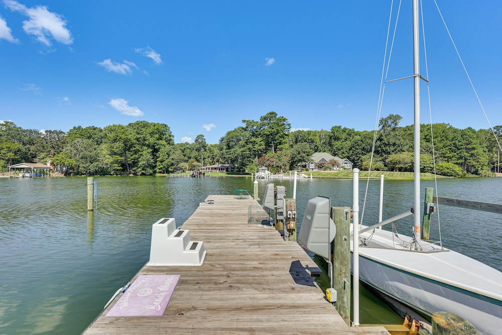 Historic Waterfront Home w/ Dock in Reedville!