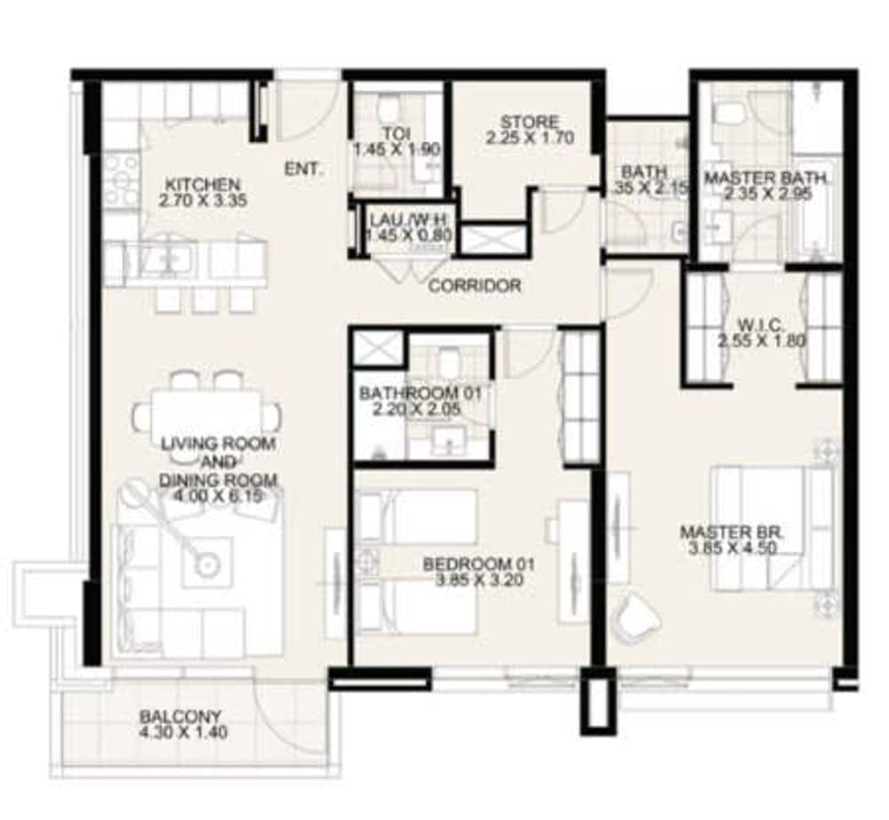 Elegant Relaxing 3-bedroom Apartment in Perfect Location at Canal Front 6