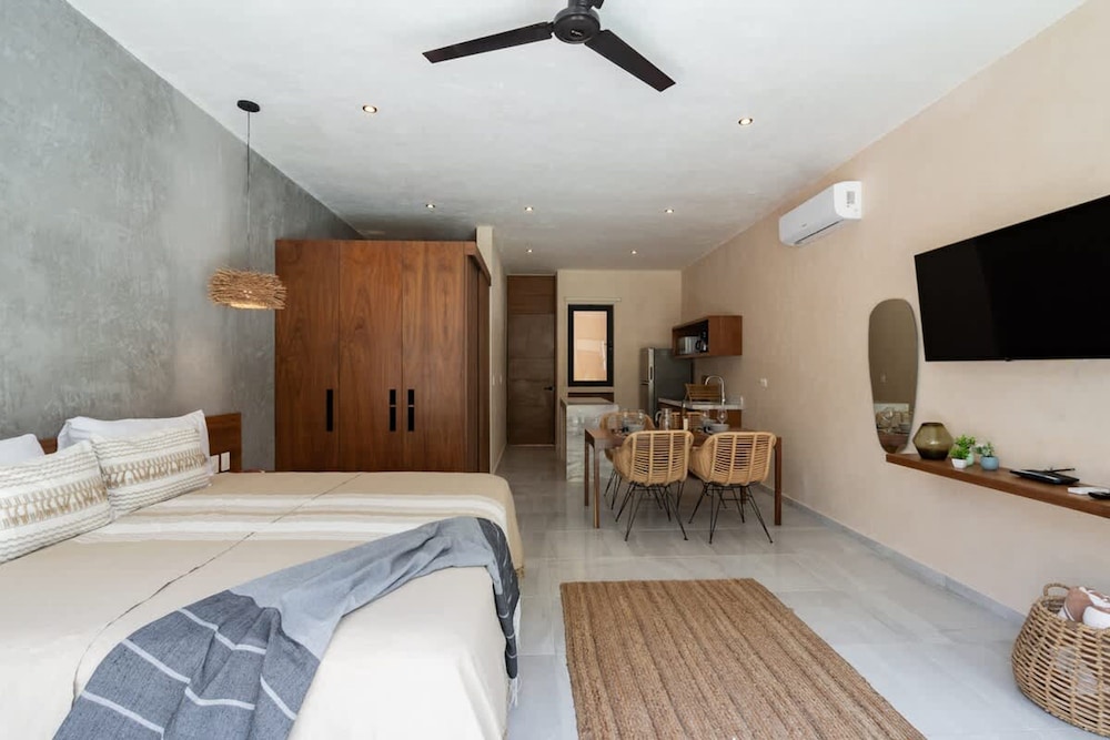 Stylish Tulum Studio Terrace Pool Relax