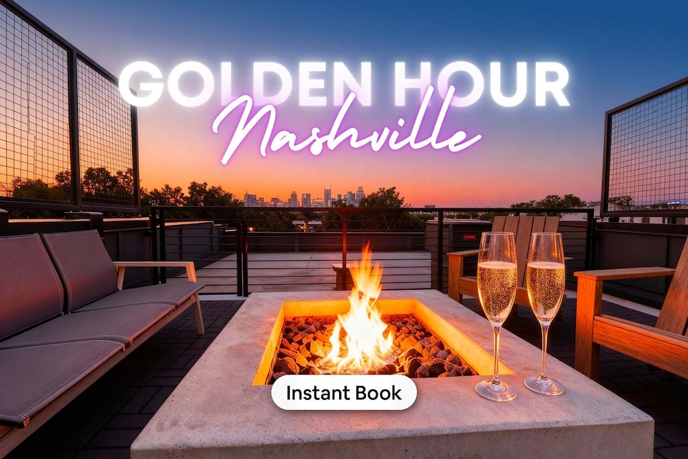 Luxe 4BR With Fire Pit Grill and City Views