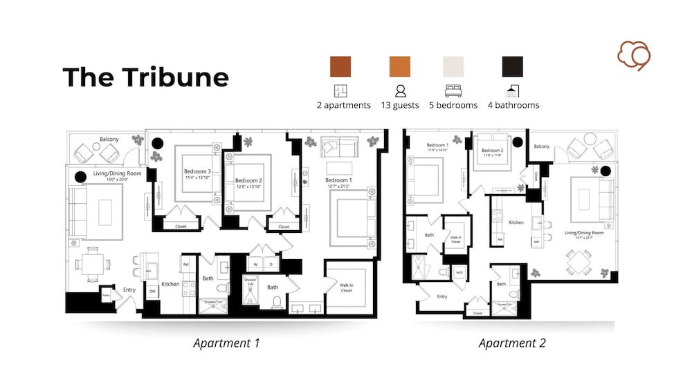 Fulton Group Stay 2 Apartments Skyline Views