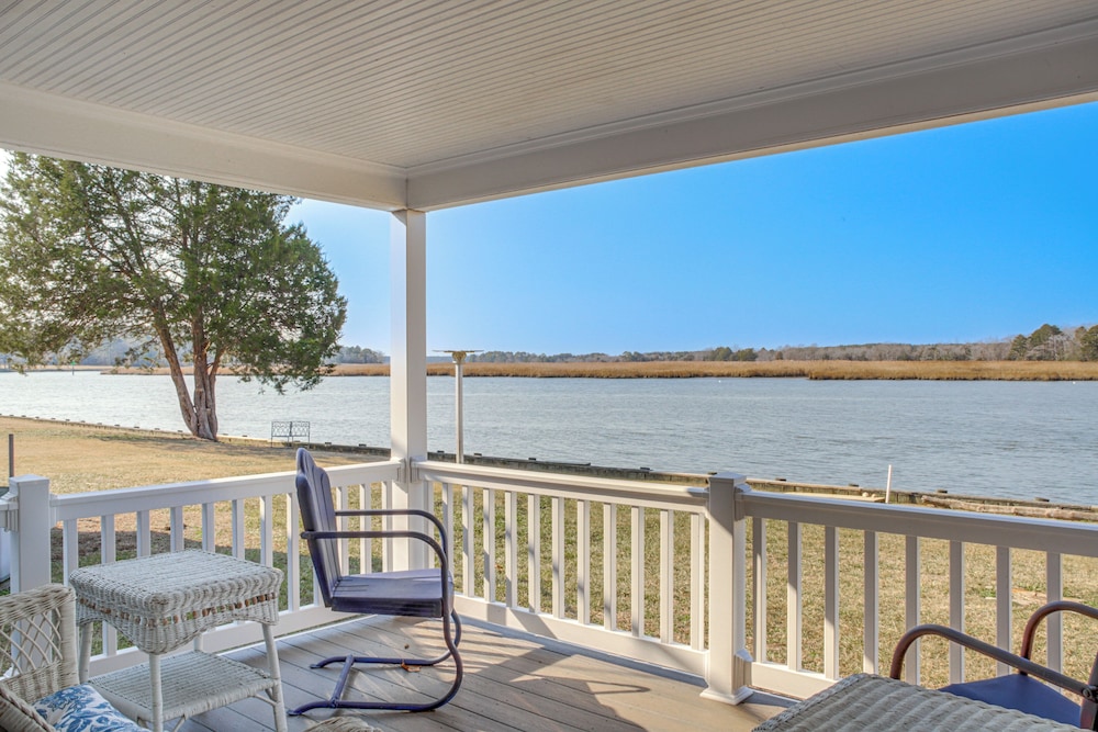 Riverfront Gem w/ Fire Pit in Eden