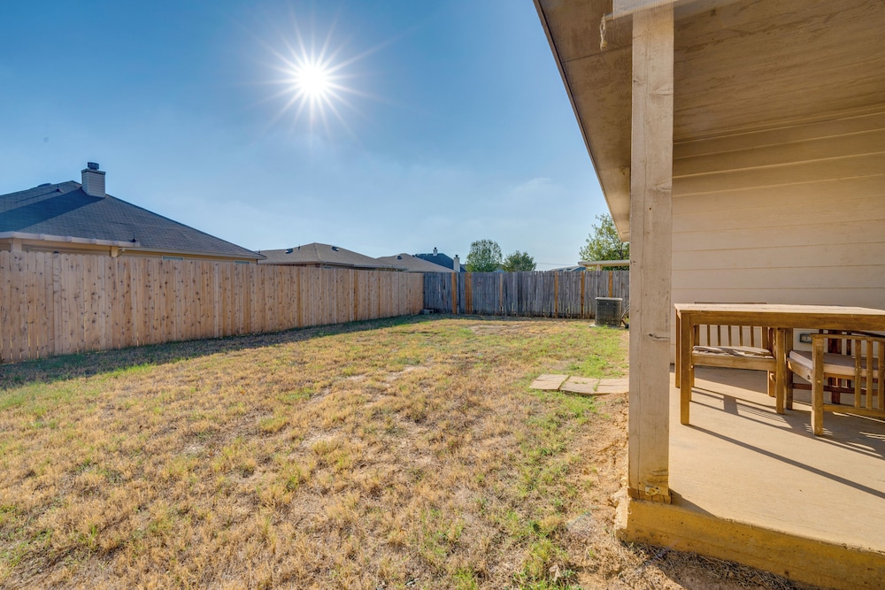 Private Yard & Patio: Fort Worth Family Home