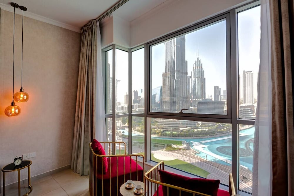 Durrani Homes - The Luxe 3br with Burj Khalifa and Fountain View - Third room without partition