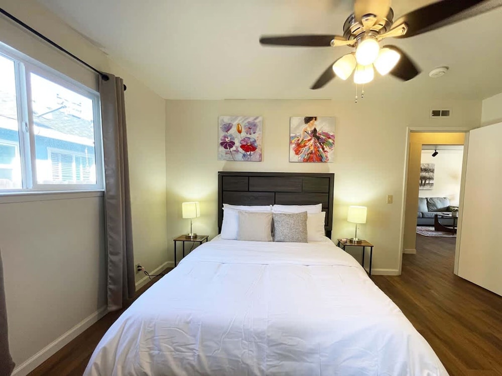 Campbell Cozy Bright 2B 1b AC Close to Downtown