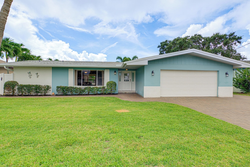 Canal-front Retreat w/ Boat Dock on Merritt Island