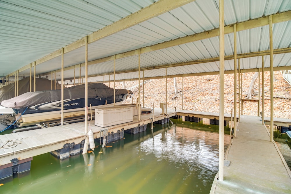 Boat Dock & Deck: Waterfront Cabin on Grand Lake