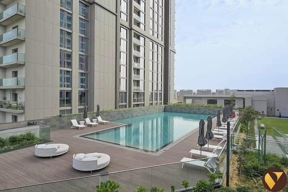 Modern In JVC With Balcony Pool & Gym