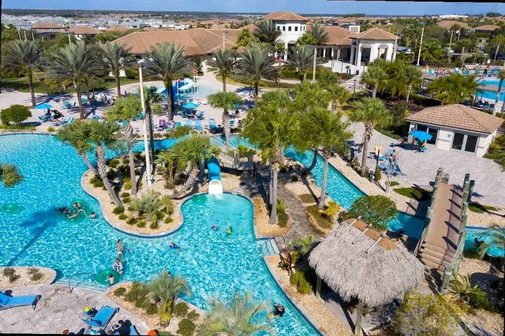 Spacious 7BR w Pool Spa Game Room Near Disney