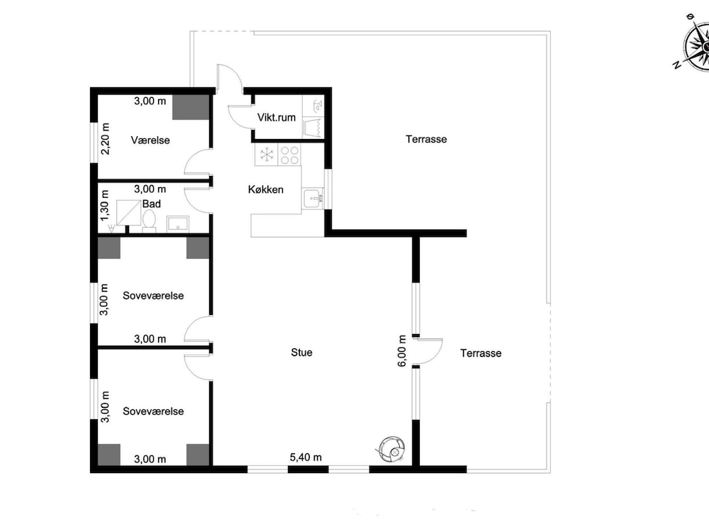 6 Person Holiday Home in Norre Nebel