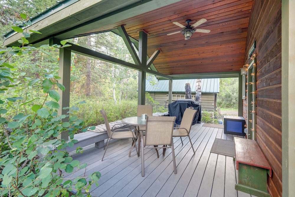 Near Payette Lake! Cabin w/ Outdoor Space