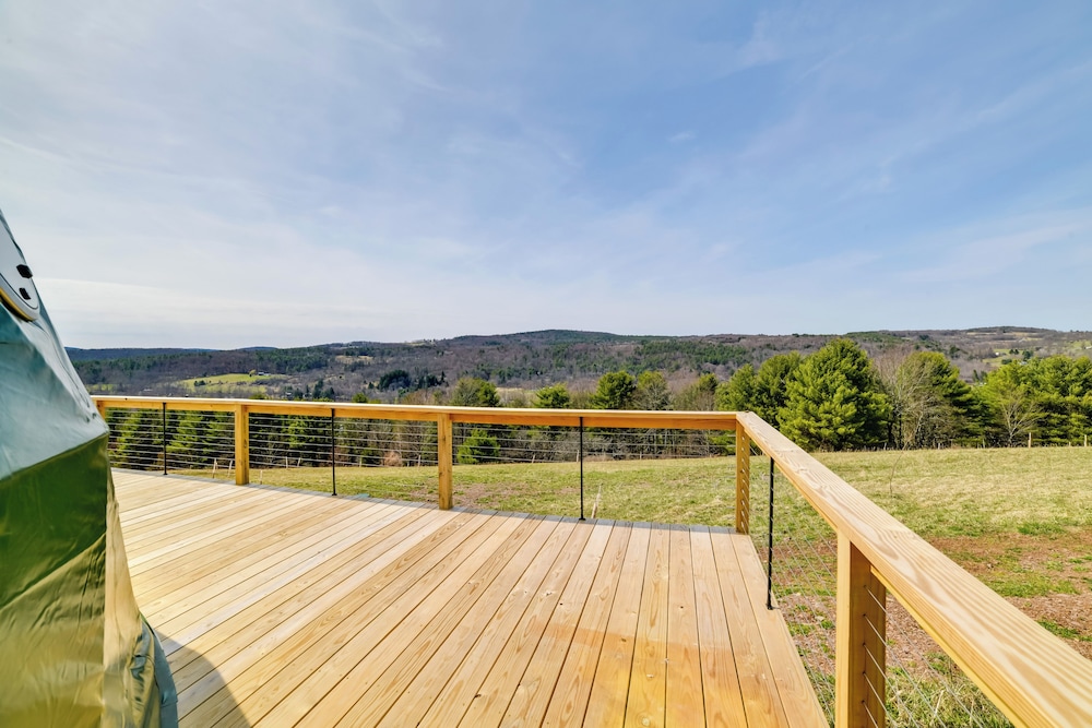 Catskills Glamping at The Deer Dome in Franklin!