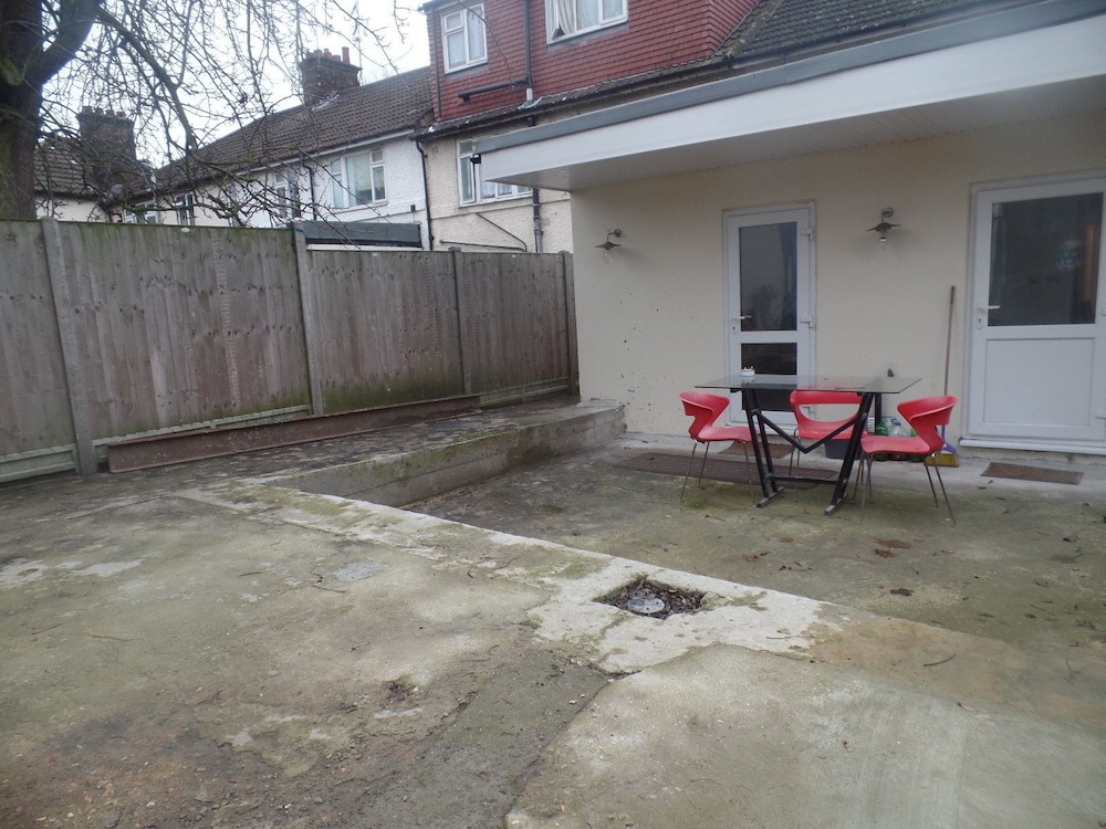 outdoor bbq area