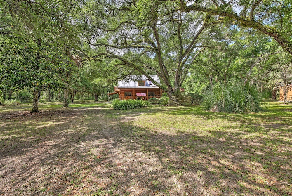 Quiet Inverness Log Cabin w/ Furnished Deck! view 4