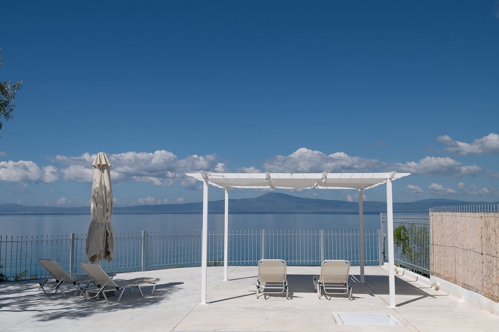 Seafront Pouletis Family Enchanting Gem With Pool