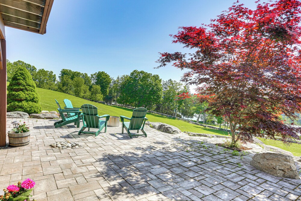 Walk to Bethel Woods: Family Home w/ Deck & Views!