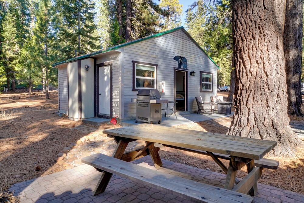 Grill & Beach Access: Cabin in Tahoe Vista!