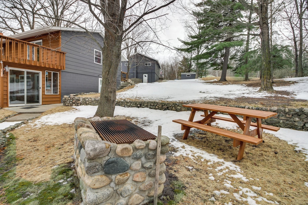 Dock, Deck & Fire Pit: Lakefront Home in Walker!