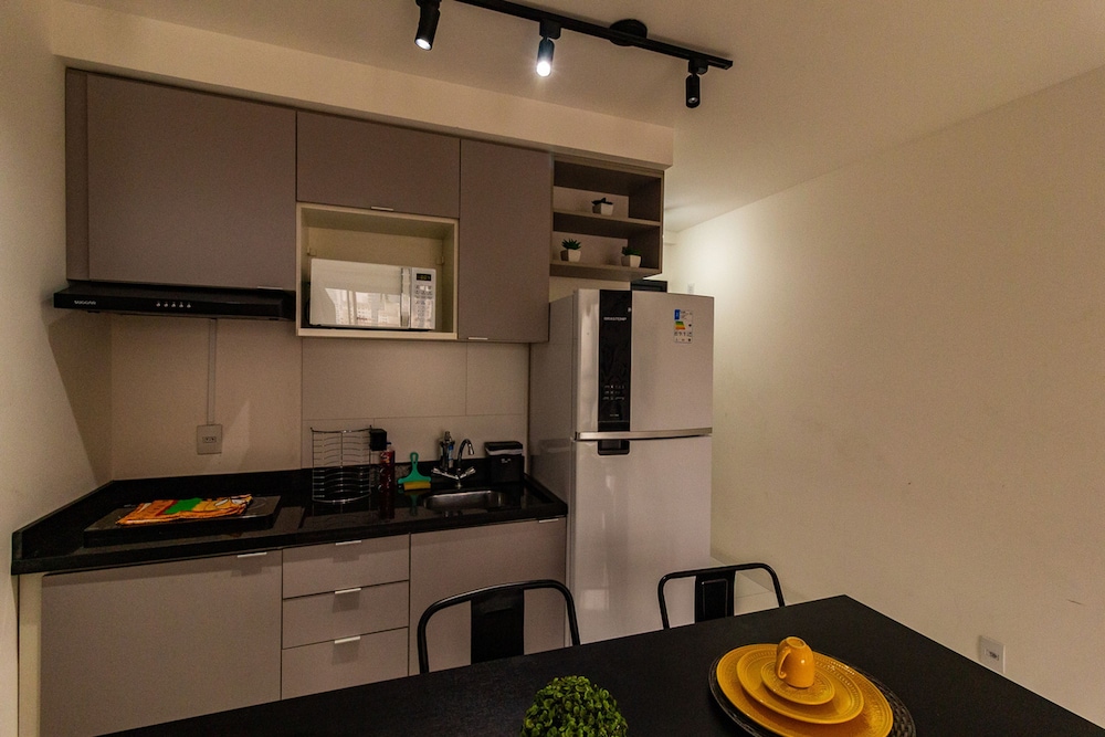 Flat Moderno com Academia e Wi-fi no Tatuap