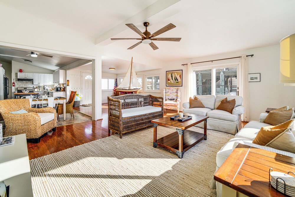 Canal-front Home w/ Dock in Little Egg Harbor!