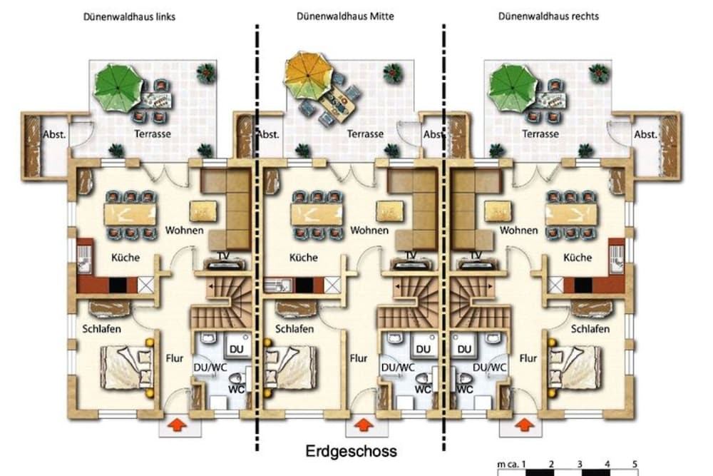 Reihenhaus Dunenwaldhaus Mitte in Trassenheide