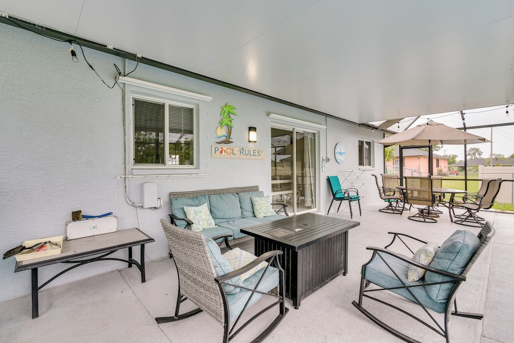 5 Mi to Shore: Gem w/ Pool & Yard in Cape Coral!