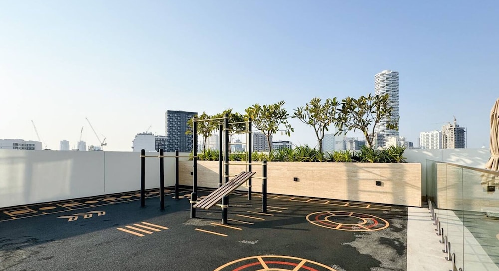 Modern 2BR w Balcony in JVC nr Dubai Sports City
