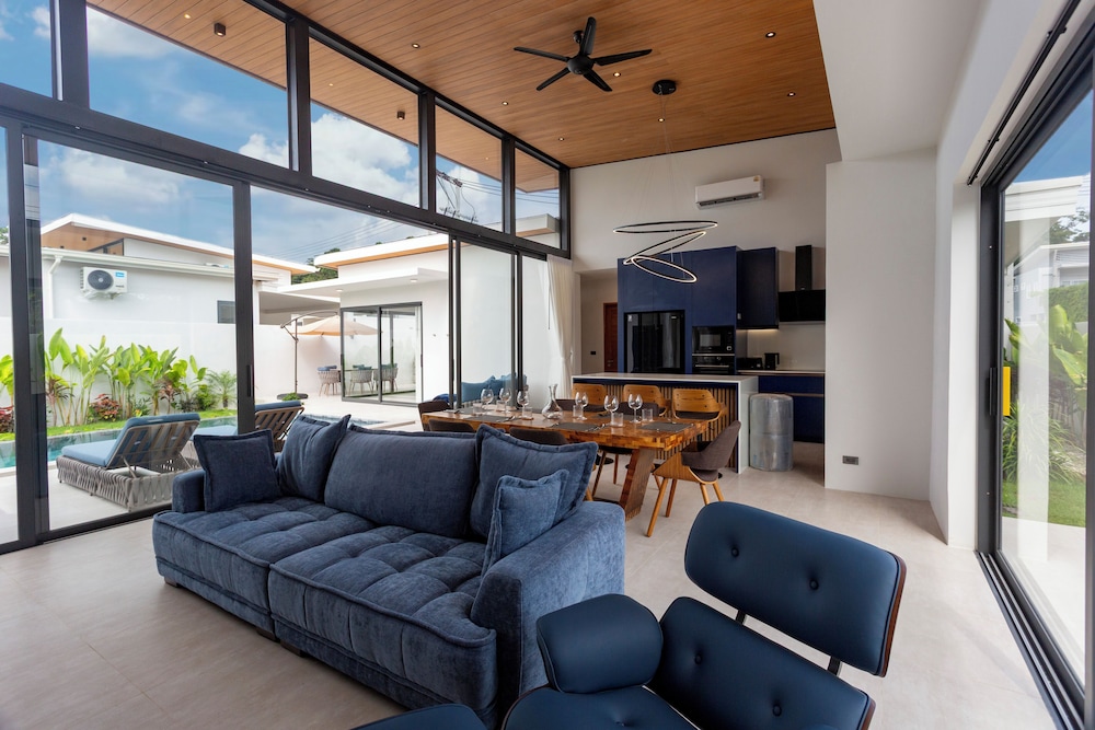3BR Pool Villa withBBQ Near Beaches V279